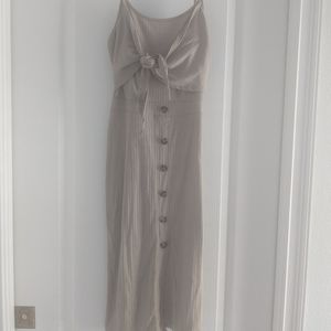 M Nude spaghetti strap dress